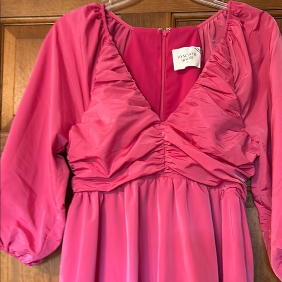 Pink Embellished Ruffled Gown - Picture 8 of 9